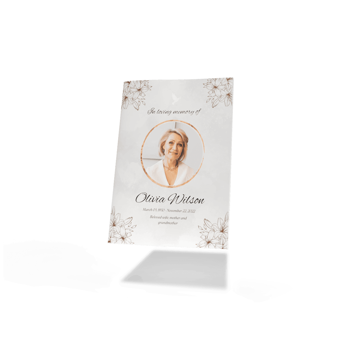 Funeral Programs | Saddle Stitch